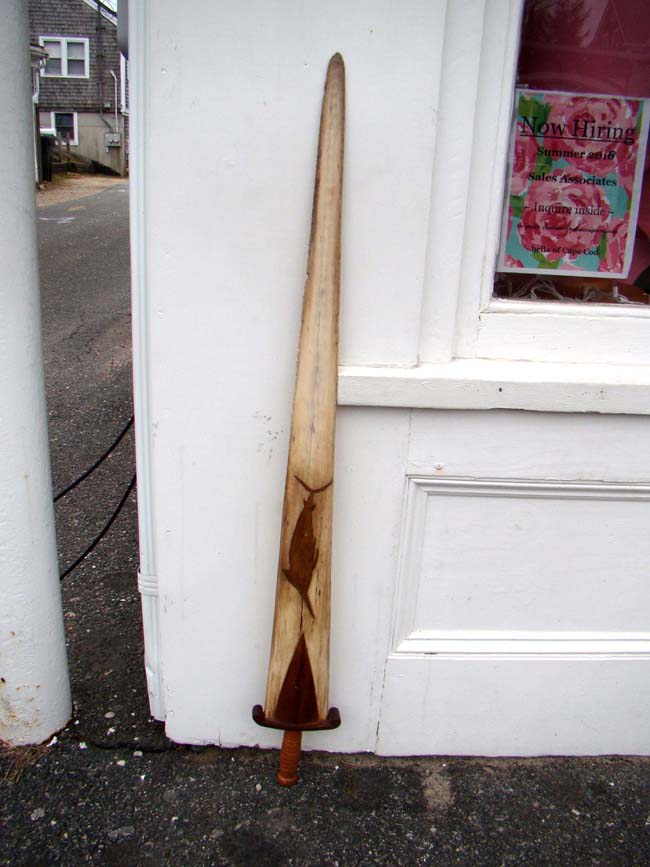 A large swordfish bill sword circa 1930-1940